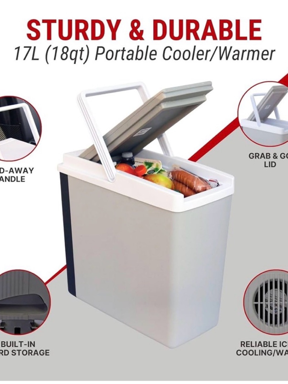 Koolatron Portable Cooler - Electric Cooler for Car
